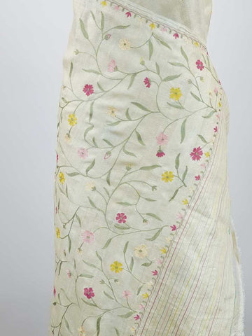 Tussar Elegant Tussar Subhadra - Tussar saree - Manoranjitham Weaves - Handloom Store