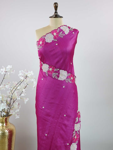 Tussar Elegant Tussar Pritha - Tussar saree - Manoranjitham Weaves - Handloom Store