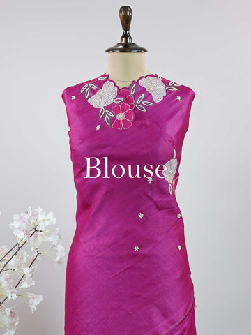 Tussar Elegant Tussar Pritha - Tussar saree - Manoranjitham Weaves - Handloom Store