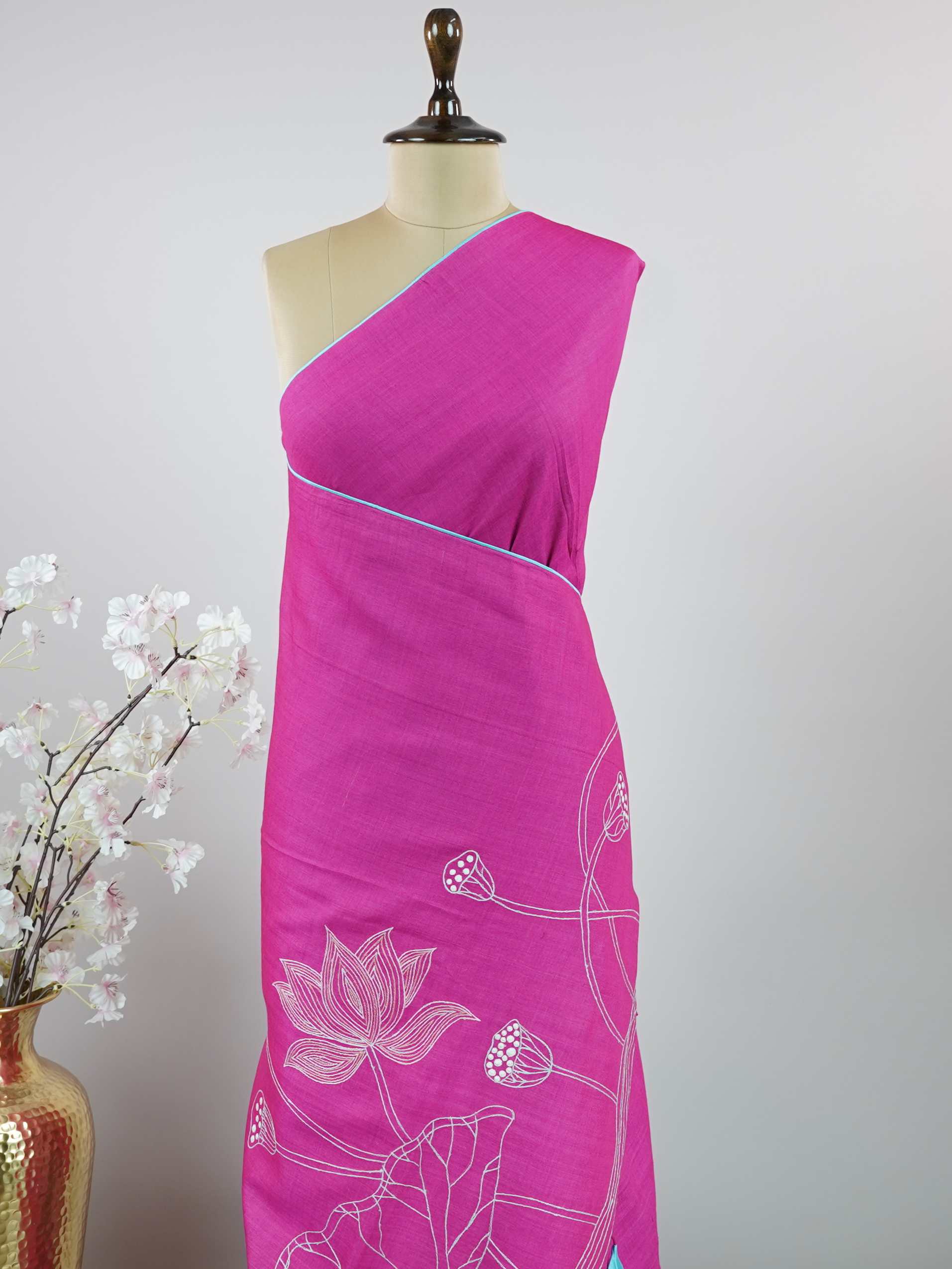 Tussar Elegant Tussar Satyavati - Tussar saree - Manoranjitham Weaves - Handloom Store