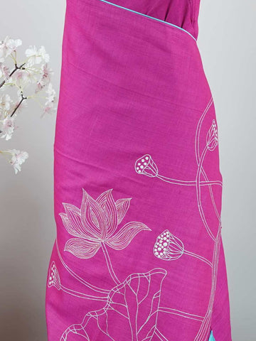 Tussar Elegant Tussar Satyavati - Tussar saree - Manoranjitham Weaves - Handloom Store