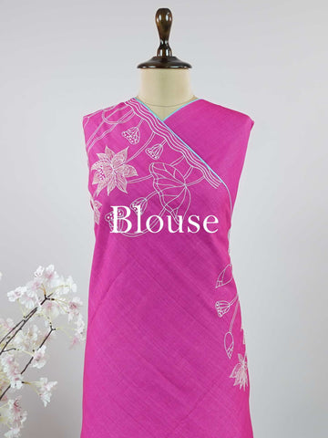 Tussar Elegant Tussar Satyavati - Tussar saree - Manoranjitham Weaves - Handloom Store