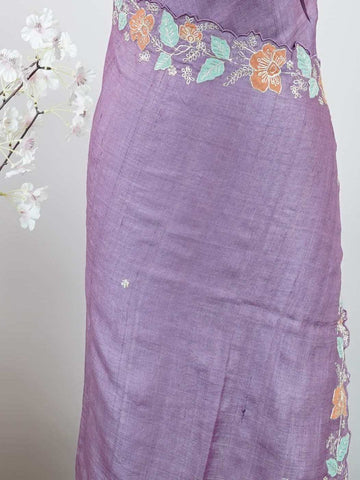 Tussar Elegant Tussar Ambika - Tussar saree - Manoranjitham Weaves - Handloom Store