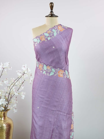 Tussar Elegant Tussar Ambika - Tussar saree - Manoranjitham Weaves - Handloom Store