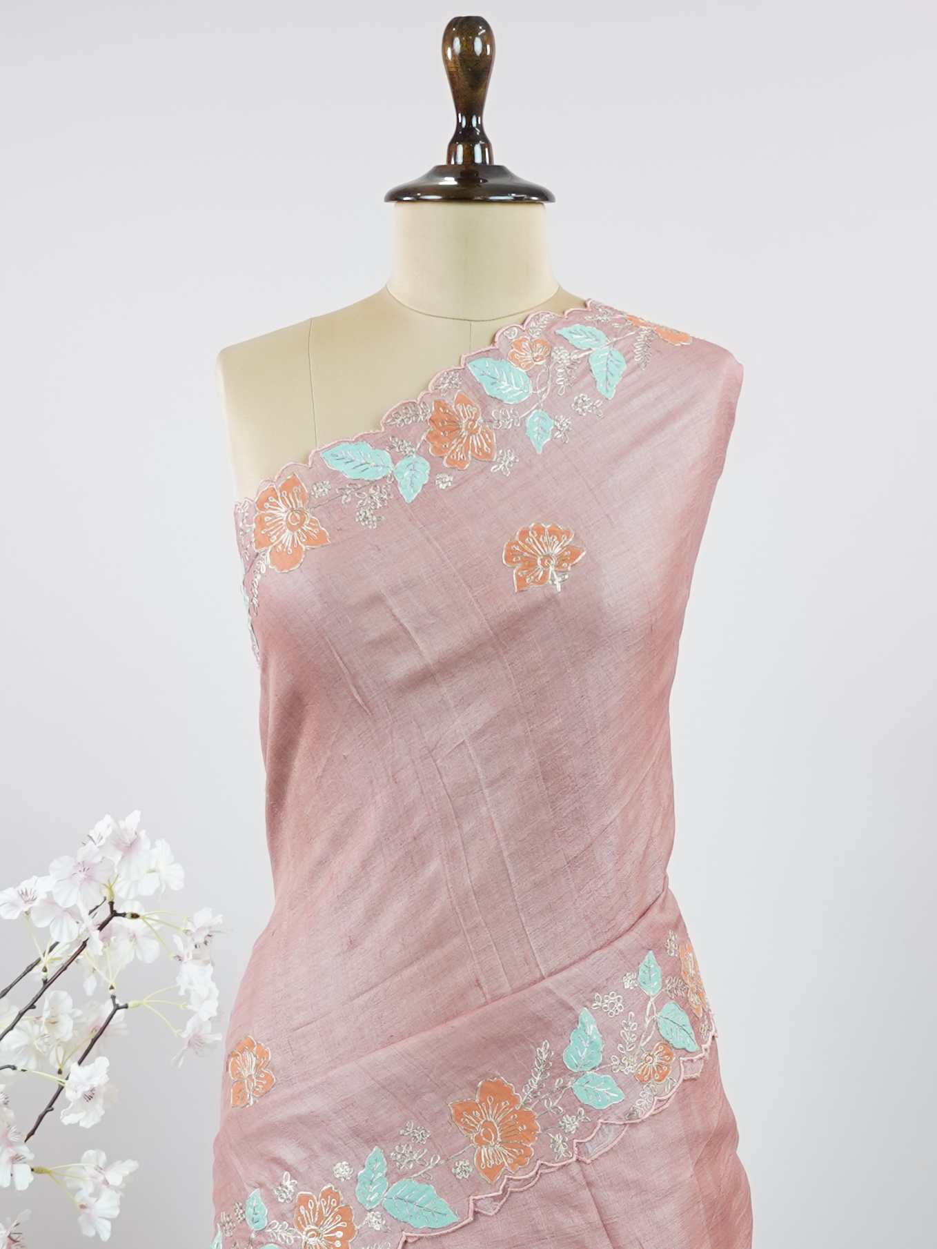 Tussar Elegant Tussar Ambalika - Tussar saree - Manoranjitham Weaves - Handloom Store