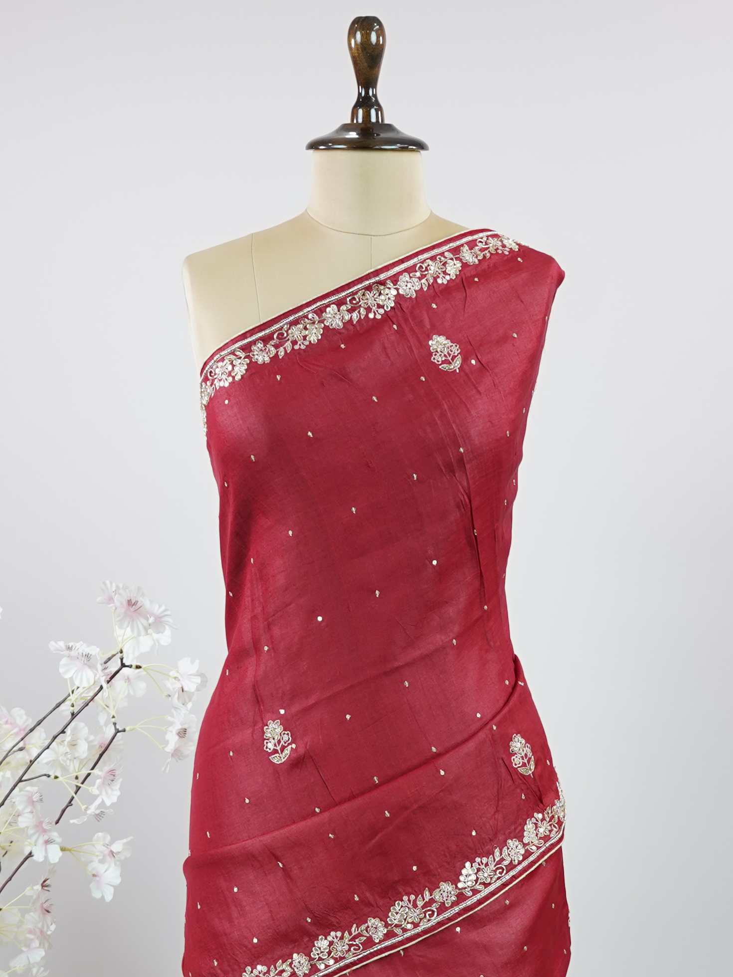 Tussar Elegant Tussar Shanta - Tussar saree - Manoranjitham Weaves - Handloom Store