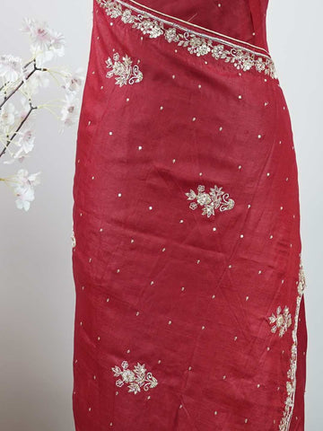 Tussar Elegant Tussar Shanta - Tussar saree - Manoranjitham Weaves - Handloom Store