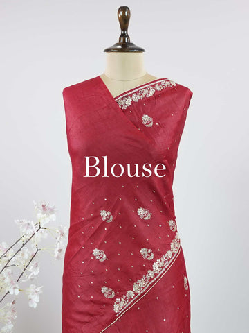 Tussar Elegant Tussar Shanta - Tussar saree - Manoranjitham Weaves - Handloom Store