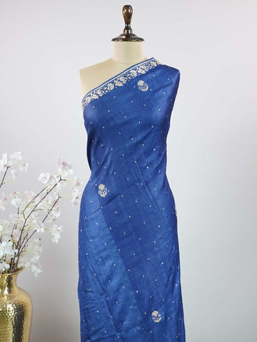 Tussar Elegant Tussar Bhanumati - Vidharbha Tussar saree - Manoranjitham Weaves - Handloom Store