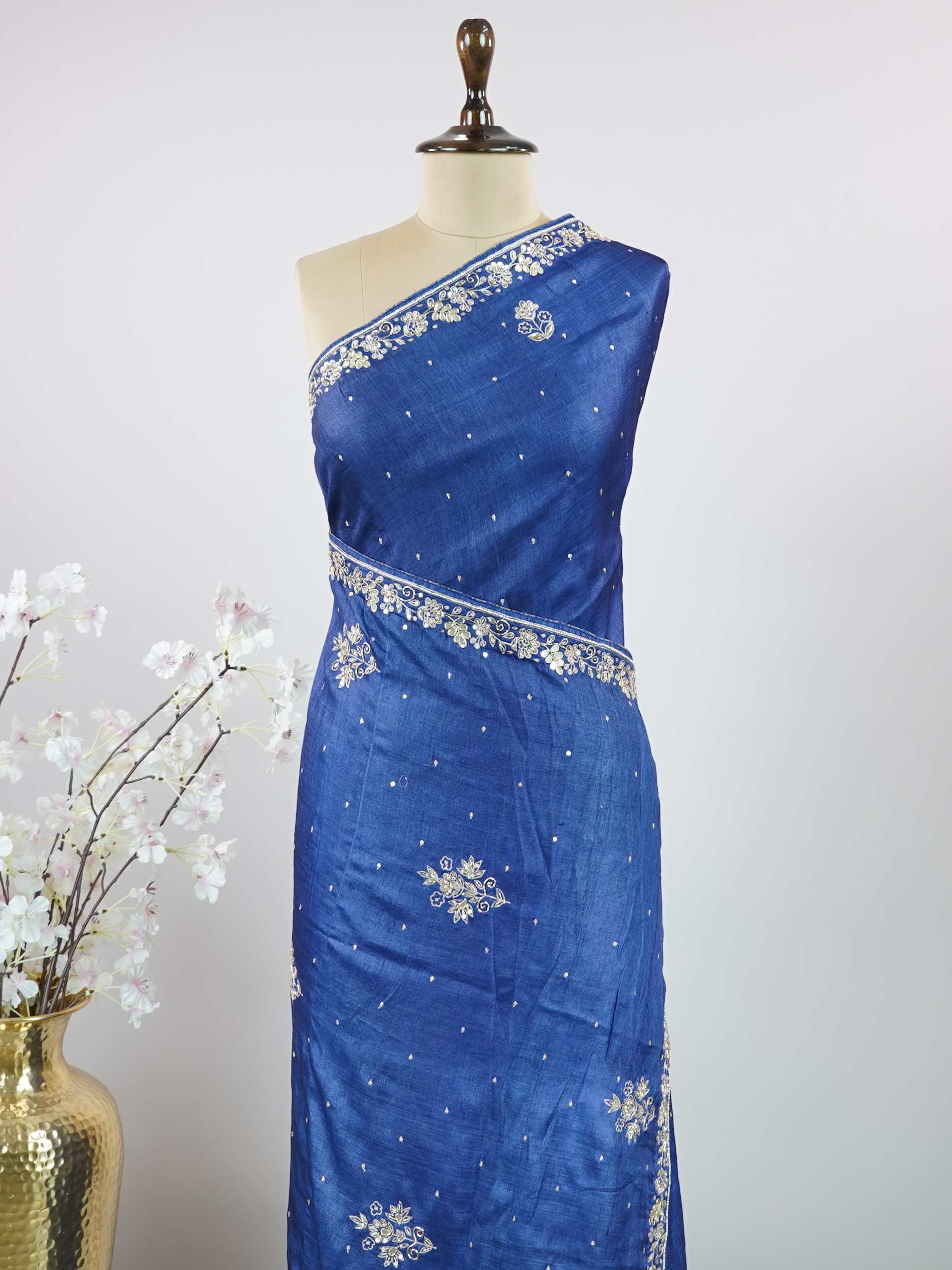 Tussar Elegant Tussar Bhanumati - Vidharbha Tussar saree - Manoranjitham Weaves - Handloom Store