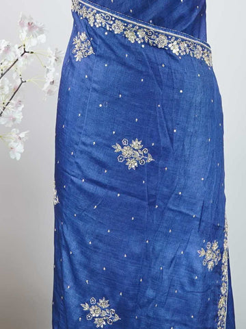 Tussar Elegant Tussar Bhanumati - Vidharbha Tussar saree - Manoranjitham Weaves - Handloom Store