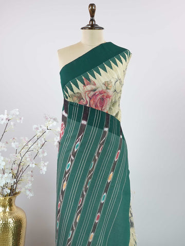 Tussar Elegant Tussar Sumitra - Vidharbha Tussar saree - Manoranjitham Weaves - Handloom Store