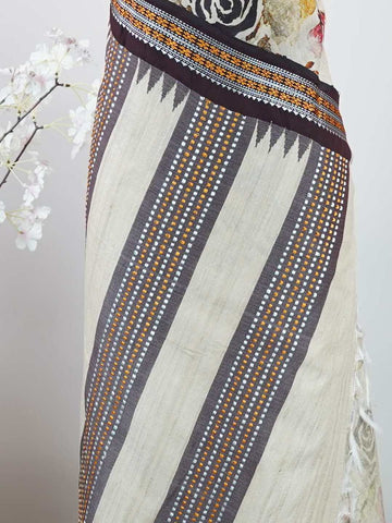 Tussar Elegant Tussar Surasa - Vidharbha Tussar saree - Manoranjitham Weaves - Handloom Store