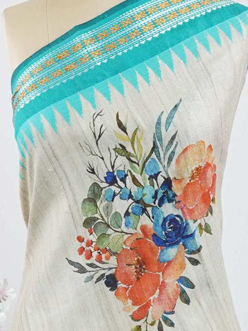 Tussar Elegant Tussar Ruma - Vidharbha Tussar saree - Manoranjitham Weaves - Handloom Store
