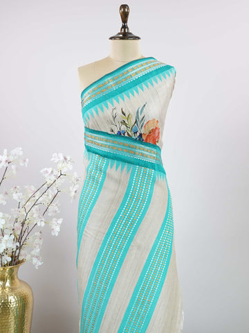 Tussar Elegant Tussar Ruma - Vidharbha Tussar saree - Manoranjitham Weaves - Handloom Store