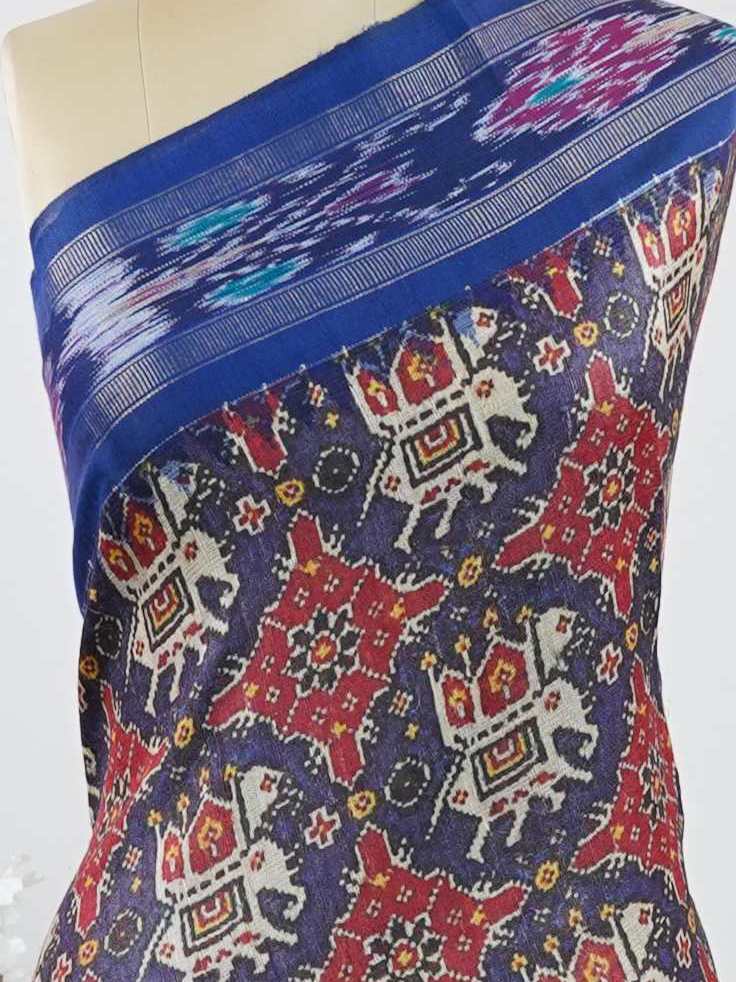 Tussar Elegant Tussar Tara - Organza saree - Manoranjitham Weaves - Handloom Store