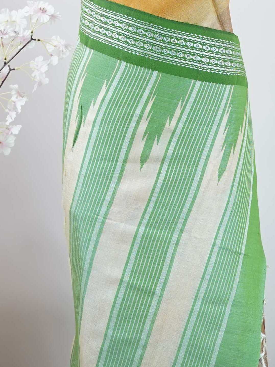 Tussar Elegant Tussar Manohari - Vidharbha Tussar saree - Manoranjitham Weaves - Handloom Store