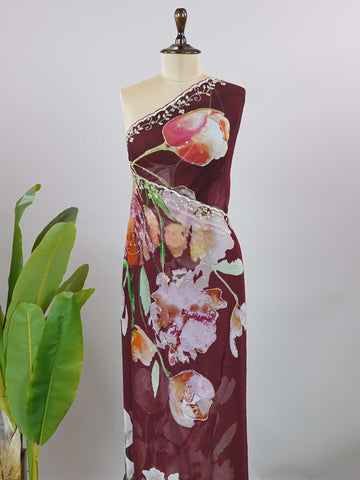 Rukmini-Viscose Georgette Crepe
