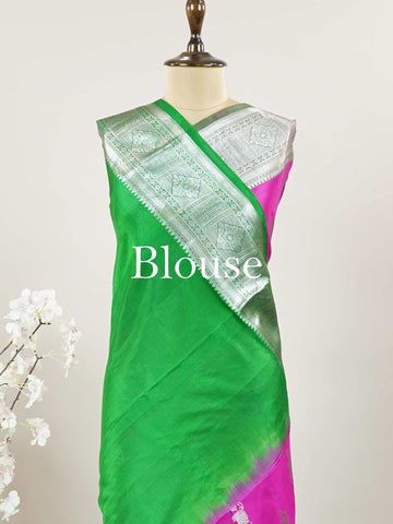 Venkatagiri Silk Woven in the heart of Andhra Pradesh, this Venkatagiri handloom saree is a symbol of regal elegance and heritage. Known for its soft texture and intricate craftsmanship, it drapes gracefully for weddings, pujas, and festive moments. Each thread carries tradition, making it a cherished piece of South Indian artistry. Lightweight yet luxurious — a true sree in every sense. Mridula - Venkatagiri Pure Silk Saree - Manoranjitham Weaves - Handloom Store
