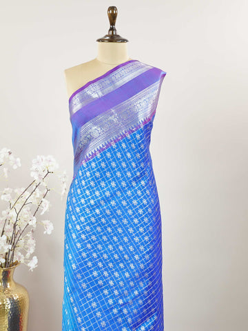 Venkatagiri Silk Woven in the heart of Andhra Pradesh, this Venkatagiri handloom saree is a symbol of regal elegance and heritage. Known for its soft texture and intricate craftsmanship, it drapes gracefully for weddings, pujas, and festive moments. Each thread carries tradition, making it a cherished piece of South Indian artistry. Lightweight yet luxurious — a true sree in every sense. Apsara - Venkatagiri  saree - Manoranjitham Weaves - Handloom Store