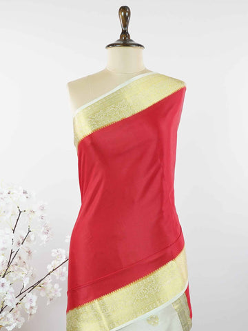 Mysore silk Traditional handloom silk saree with classic Mysore charm. The luxurious texture enhances its graceful appearance. Elegant simplicity designed for timeless fashion. Comfortable and beautifully lightweight. A saree that celebrates heritage and artistry. Harikambhoji - Pure Mysore Silk Saree - Manoranjitham Weaves - Handloom Store