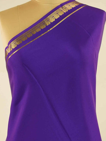 Mysore silk Plain Mysore silk saree accented with delicate small elephant borders.br
A subtle statement of heritage and elegance, woven into timeless simplicity. Kaumari - Pure Mysore Silk Saree | Elephant Border - Manoranjitham Weaves - Handloom Store