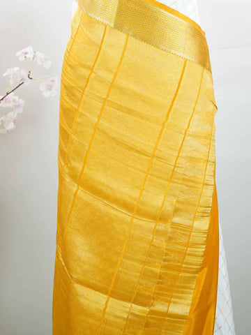 Mysore silk Classic Mysore silk saree designed with pure handloom craftsmanship. Its smooth texture offers effortless grace and comfort. Minimal styling keeps the look elegant and refined. A timeless weave inspired by tradition. Beautifully suited for every occasion. Kalavati - Pure Mysore Silk Saree - Manoranjitham Weaves - Handloom Store