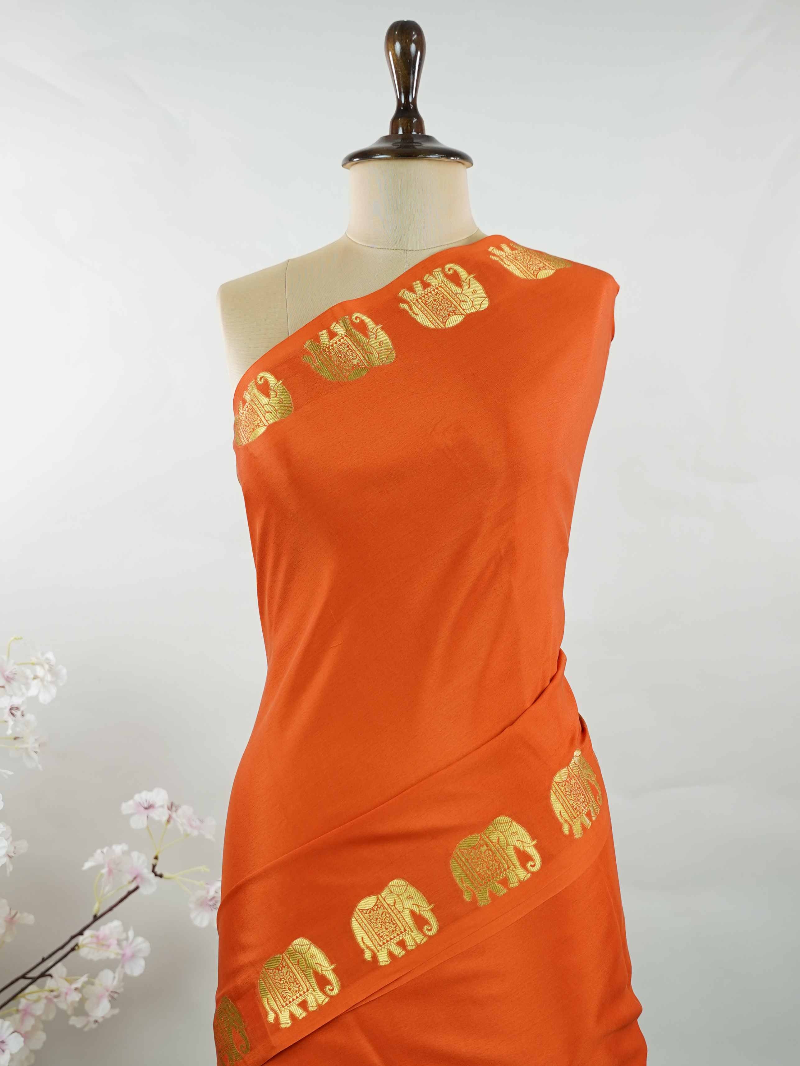 Mysore silk Pure handloom silk saree designed with simplicity and elegance. The rich Mysore silk weave gives it a graceful shine. Comfortable, lightweight, and easy to style. Crafted to celebrate timeless weaving traditions. A beautiful addition to every saree collection. Kedaragowla - Pure Mysore Silk Saree - Manoranjitham Weaves - Handloom Store