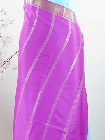 Mysore silk Pure silk saree inspired by timeless Mysore weaving traditions. The rich handloom finish enhances its natural elegance. Soft and lightweight for effortless draping. Crafted for women who appreciate simplicity. A graceful statement in every fold. Sudhamayi - Pure Mysore Silk Saree - Manoranjitham Weaves - Handloom Store