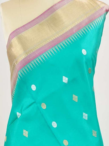 Bilahari – Handloom Gadwal Silk Saree | Pure Zari