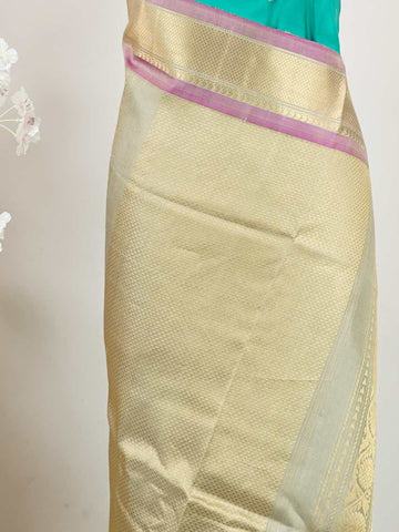 Bilahari – Handloom Gadwal Silk Saree | Pure Zari