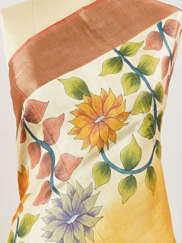 Malavi – Tussar Silk Saree | Digital Print