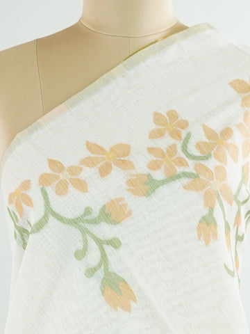 Cottons In soothing grey, this 100% Pure Cotton saree brings quiet beauty to everyday wear.br
Floral motifs bloom gently across the body, adding a soft, natural charm.br
Woven in Varanasi, it offers breathability and comfort all day long.br
A timeless choice for effortless grace.br
#PureCottonSaree #GreyElegance #FloralMotifs #VaranasiWeaves #ManoranjithamSarees Eshwari - Handloom Cotton Saree | Zari Border | Traditional - Manoranjitham Weaves - Handloom Store