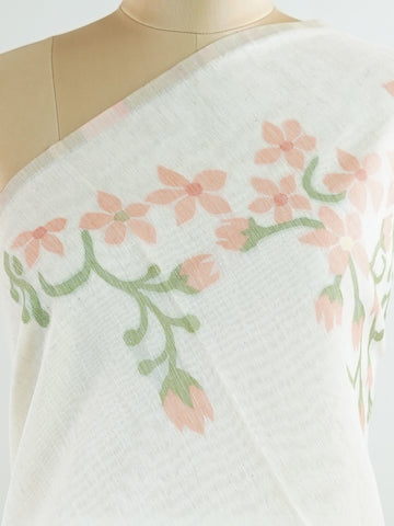 Cottons In soft cream tones, this Kora Cotton saree from Varanasi carries a light, graceful charm.br
Floral motifs bloom gently across the body, untouched by zari for a pure, minimal look.br
Its airy texture makes it ideal for warm days and easy elegance.br
A timeless drape for those who love quiet beauty.br
#KoraCotton #FloralSaree #NoZariElegance #VaranasiWeaves #ManoranjithamSarees Jeevantika - Handloom Cotton Saree | Zari Border | Traditional - Manoranjitham Weaves - Handloom Store