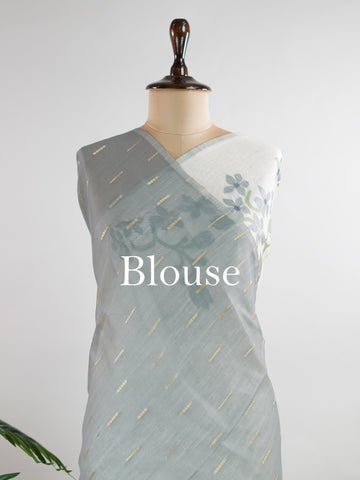 Cottons In soft cream tones, this Kora Cotton saree from Varanasi carries a light, graceful charm.br
Floral motifs bloom gently across the body, untouched by zari for a pure, minimal look.br
Its airy texture makes it ideal for warm days and easy elegance.br
A timeless drape for those who love quiet beauty.br
#KoraCotton #FloralSaree #NoZariElegance #VaranasiWeaves #ManoranjithamSarees Gautami - Handloom Cotton Saree | Zari Border | Traditional - Manoranjitham Weaves - Handloom Store