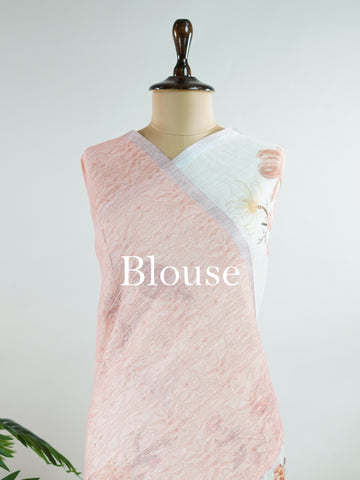 Linen A pristine white base adorned with multicolour floral motifs makes this Silk Kota saree a picture of elegance.br
Fine zari threads glint softly through the weave, adding a touch of celebration.br
Light as air and beautifully translucent, it’s ideal for summer occasions.br
A delicate dance of tradition and colour from Varanasi.br
#SilkKota #FloralElegance #WhiteSareeCharm #FineZariWeave #ManoranjithamSarees Arunachala - Multicolour Semi Silk Saree - Manoranjitham Weaves - Handloom Store