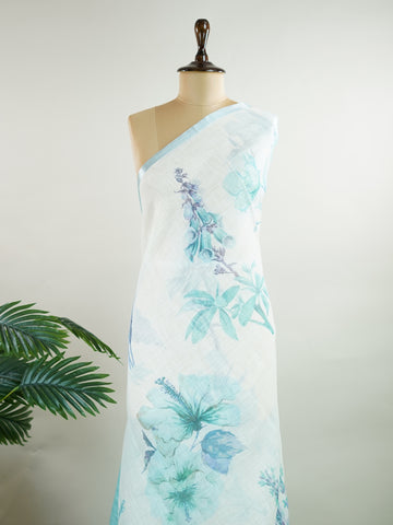 Linen A pristine white base adorned with multicolour floral motifs makes this Silk Kota saree a picture of elegance.
Fine zari threads glint softly through the weave, adding a touch of celebration.
Light as air and beautifully translucent, it’s ideal for summer occasions.
A delicate dance of tradition and colour from Varanasi.
#SilkKota #FloralElegance #WhiteSareeCharm #FineZariWeave #ManoranjithamSarees







 Bahudari - Manoranjitham Weaves - Handloom Store