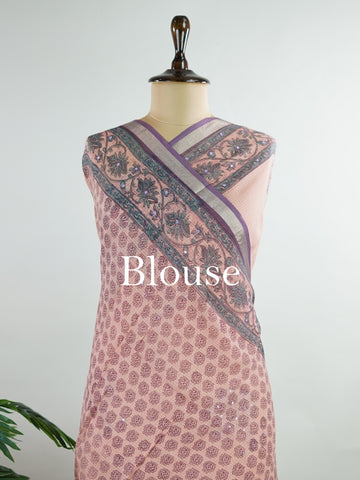 Kota A breezy Cotton Kota Doria saree adorned with delicate handblock prints and glistening mirror work—light as air, rich in tradition.br
Its translucent texture and airy drape make it perfect for summer gatherings and everyday grace.br
Every motif is stamped by hand, reflecting the charm of slow craft and timeless elegance.br
#HandloomCotton #KotaDoria #BlockPrintSaree #MirrorWork #Manoranjitham Chalanata - Handloom Pure Silk Saree | Handwoven | Buttas - Manoranjitham Weaves - Handloom Store