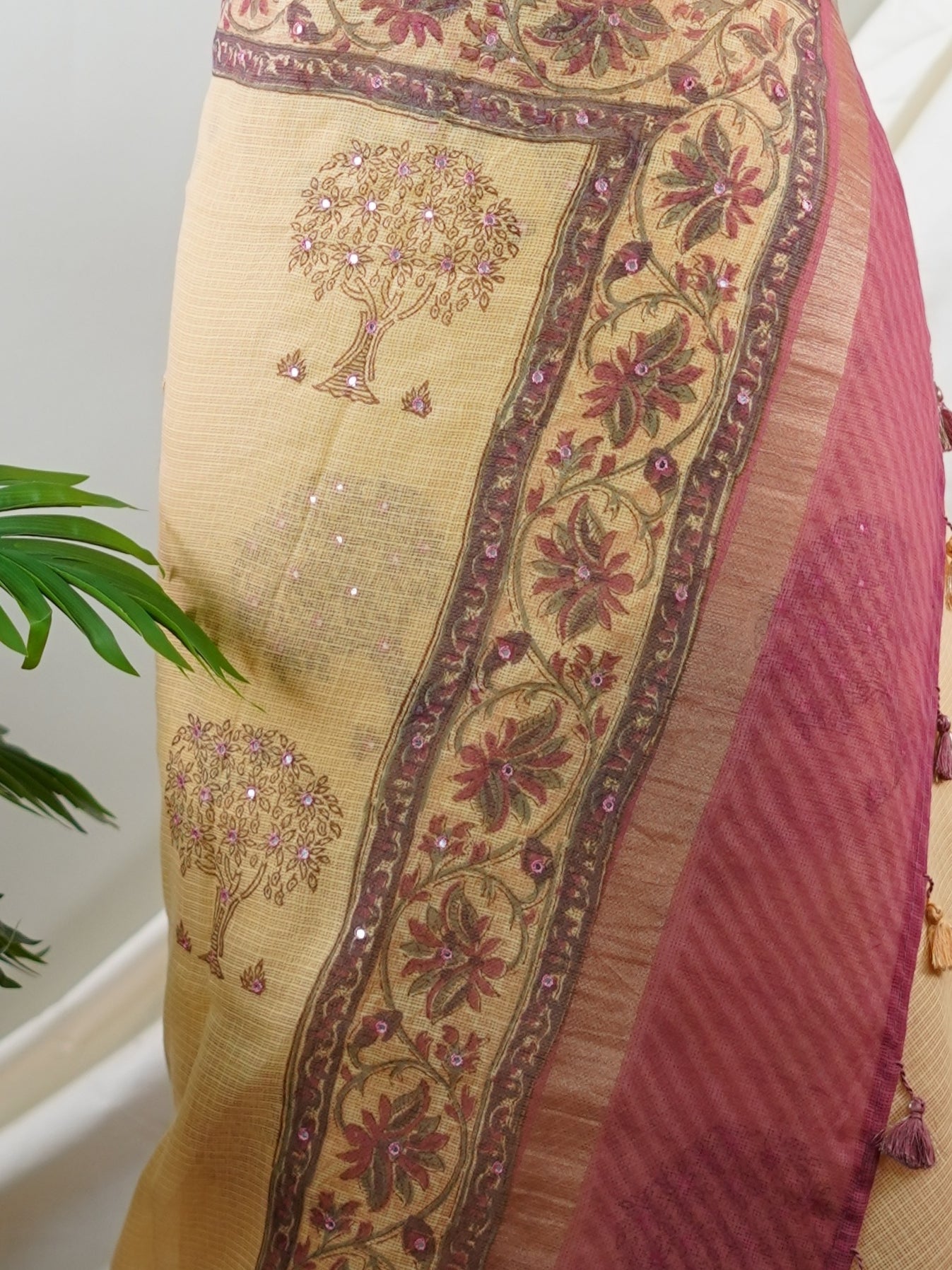 Kota Peach Kota - Manoranjitham Weaves - Handloom Store