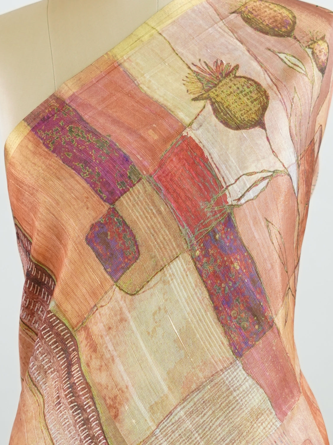 Tissue This semi linen tissue saree blends the crisp texture of linen with the soft shimmer of tissue, brought to life through vibrant digital prints. Lightweight and breathable, it’s perfect for daytime elegance with a touch of contemporary flair.br
#SemiLinenTissue #DigitalPrintSaree #EffortlessElegance #ModernWeaves #Manoranjitham #ManoranjithamStyle Deepthi - Semi Silk Saree | Digital Print - Manoranjitham Weaves - Handloom Store