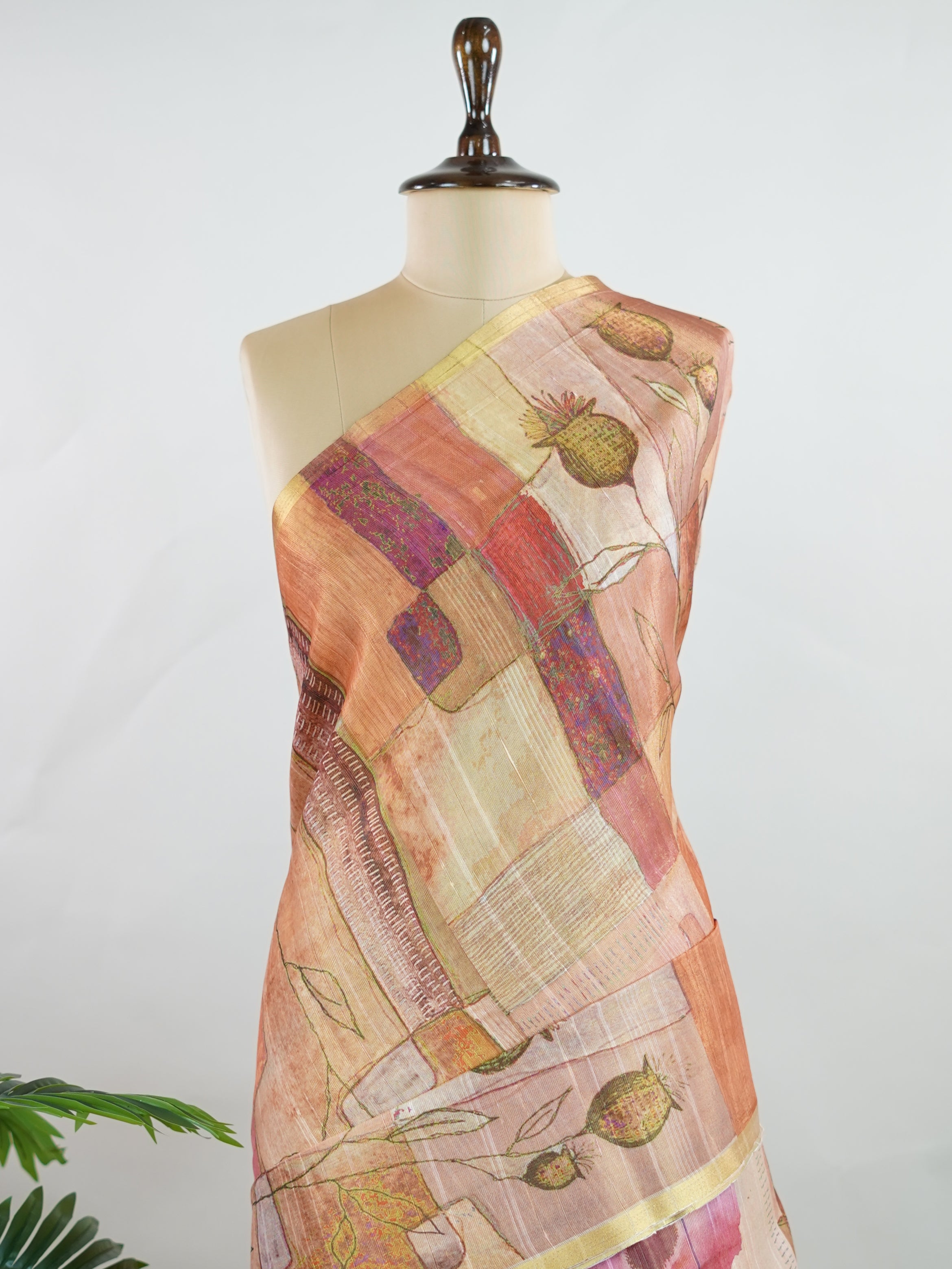Tissue This semi linen tissue saree blends the crisp texture of linen with the soft shimmer of tissue, brought to life through vibrant digital prints. Lightweight and breathable, it’s perfect for daytime elegance with a touch of contemporary flair.br
#SemiLinenTissue #DigitalPrintSaree #EffortlessElegance #ModernWeaves #Manoranjitham #ManoranjithamStyle Deepthi - Semi Silk Saree | Digital Print - Manoranjitham Weaves - Handloom Store