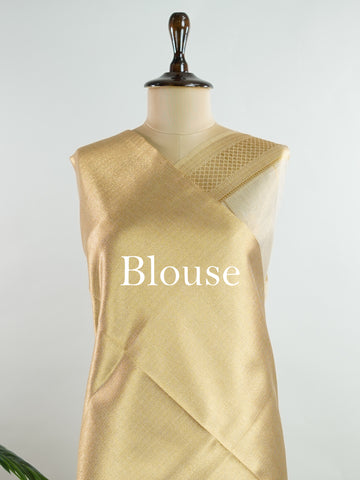 tissue This Kora Semi Tissue saree in rich gold features elegant stripes woven with fine zari. Lightweight and luminous, it captures the essence of festive finesse. Crafted in Varanasi, it drapes with ease and radiance. A timeless choice for celebrations with subtle grandeur. #KoraSemiTissue #GoldStripes #FineZari #VaranasiWeaves #ManoranjithamSarees Manasa - Gold Semi Silk Saree - Manoranjitham Weaves - Handloom Store