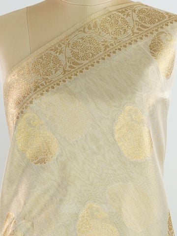 tissue This Kora Semi Tissue saree in rich gold features elegant stripes woven with fine zari. Lightweight and luminous, it captures the essence of festive finesse. Crafted in Varanasi, it drapes with ease and radiance. A timeless choice for celebrations with subtle grandeur. #KoraSemiTissue #GoldStripes #FineZari #VaranasiWeaves #ManoranjithamSarees Srividya - Manoranjitham Weaves - Handloom Store