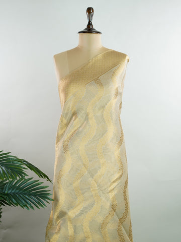 tissue This Kora Semi Tissue saree in rich gold features elegant stripes woven with fine zari. Lightweight and luminous, it captures the essence of festive finesse. Crafted in Varanasi, it drapes with ease and radiance. A timeless choice for celebrations with subtle grandeur. #KoraSemiTissue #GoldStripes #FineZari #VaranasiWeaves #ManoranjithamSarees Jeevitha - Manoranjitham Weaves - Handloom Store