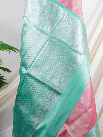 Venkatagiri Silk Woven in the heart of Andhra Pradesh, this Venkatagiri handloom saree is a symbol of regal elegance and heritage. Known for its soft texture and intricate craftsmanship, it drapes gracefully for weddings, pujas, and festive moments. Each thread carries tradition, making it a cherished piece of South Indian artistry. Lightweight yet luxurious — a true sree in every sense. Ramapriya - Manoranjitham Weaves - Handloom Store