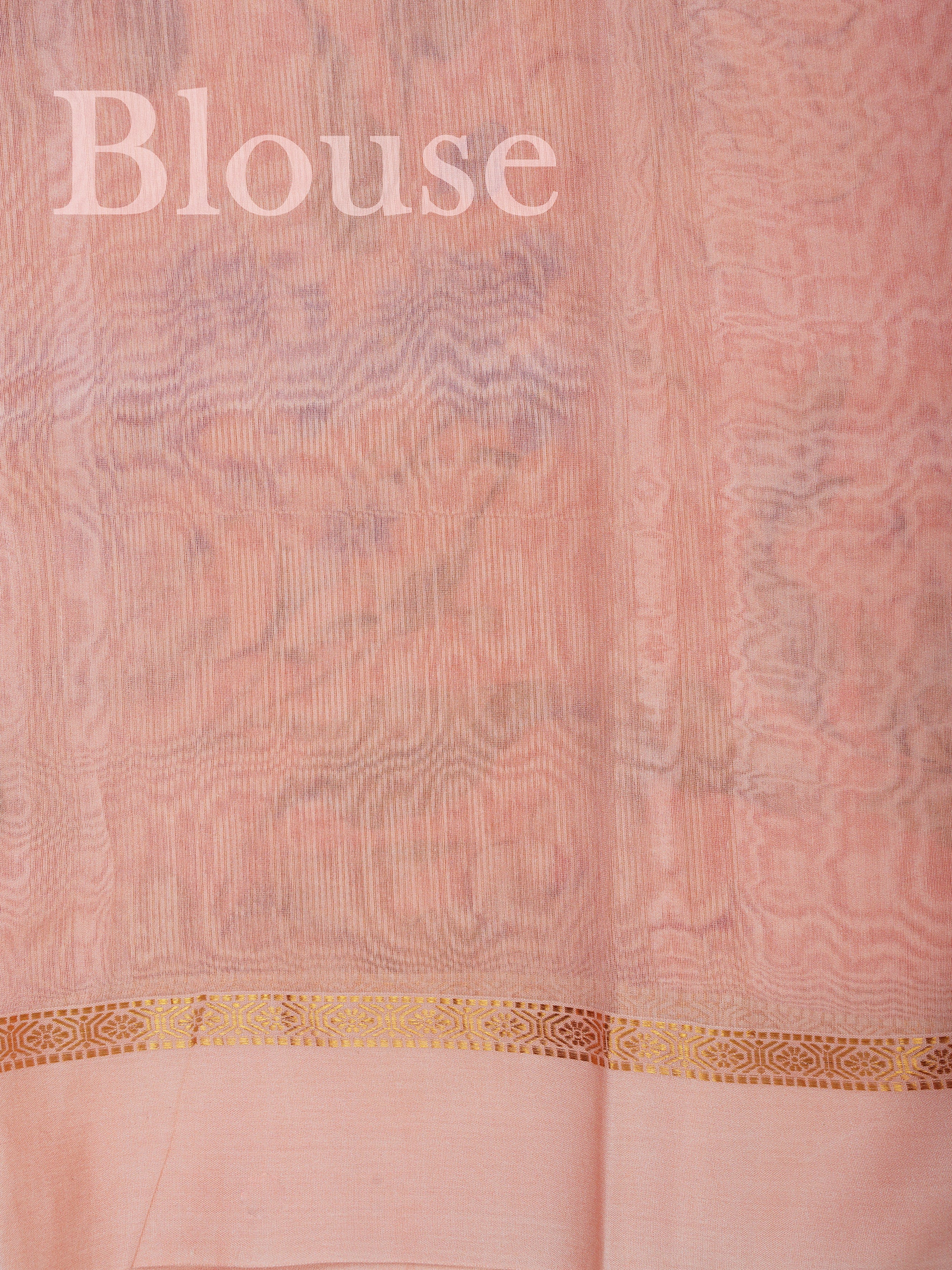 Cotton Peach Silk Cotton - Manoranjitham Weaves - Handloom Store