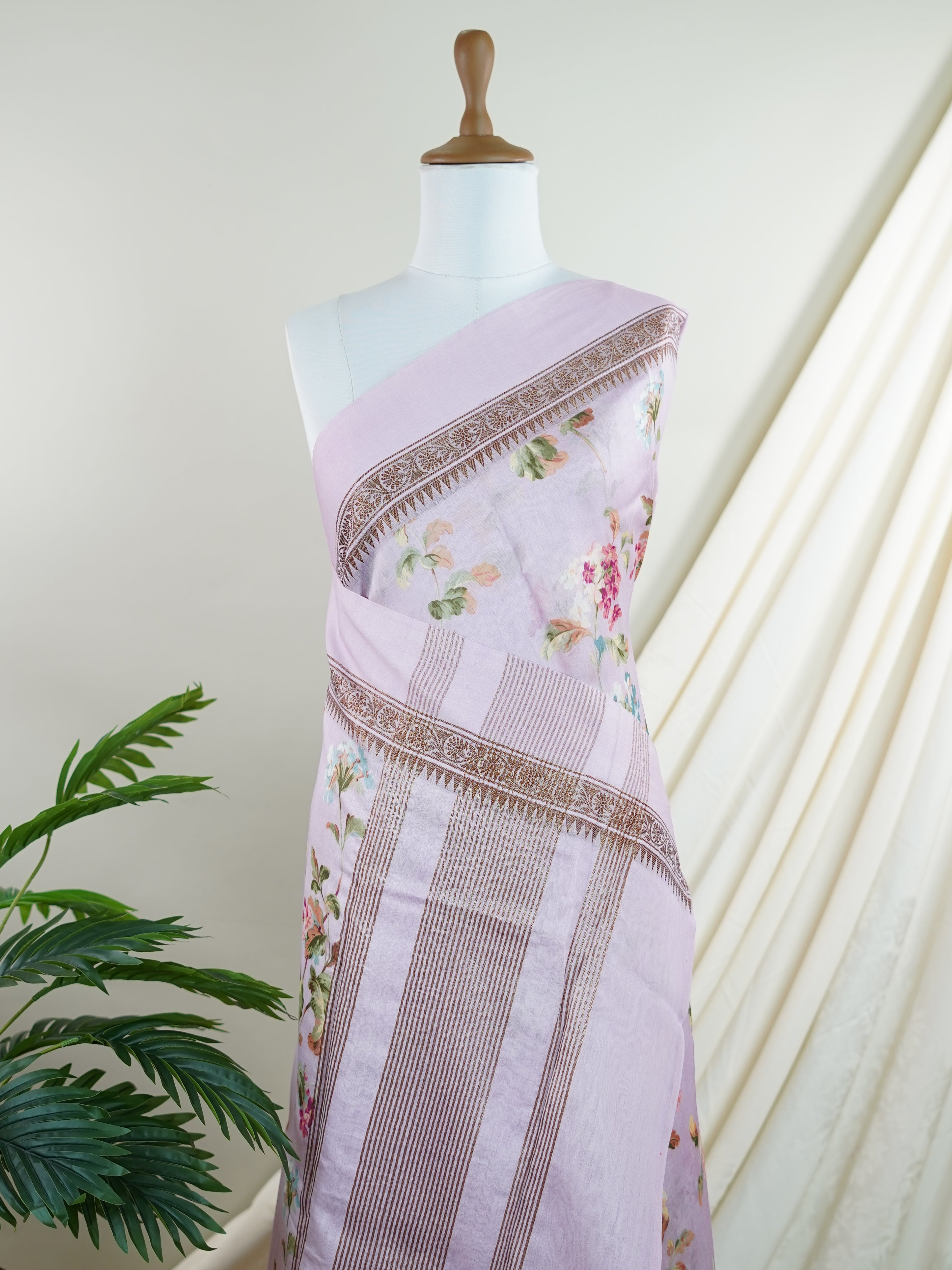 Cotton Purple Silk Cotton - Manoranjitham Weaves - Handloom Store