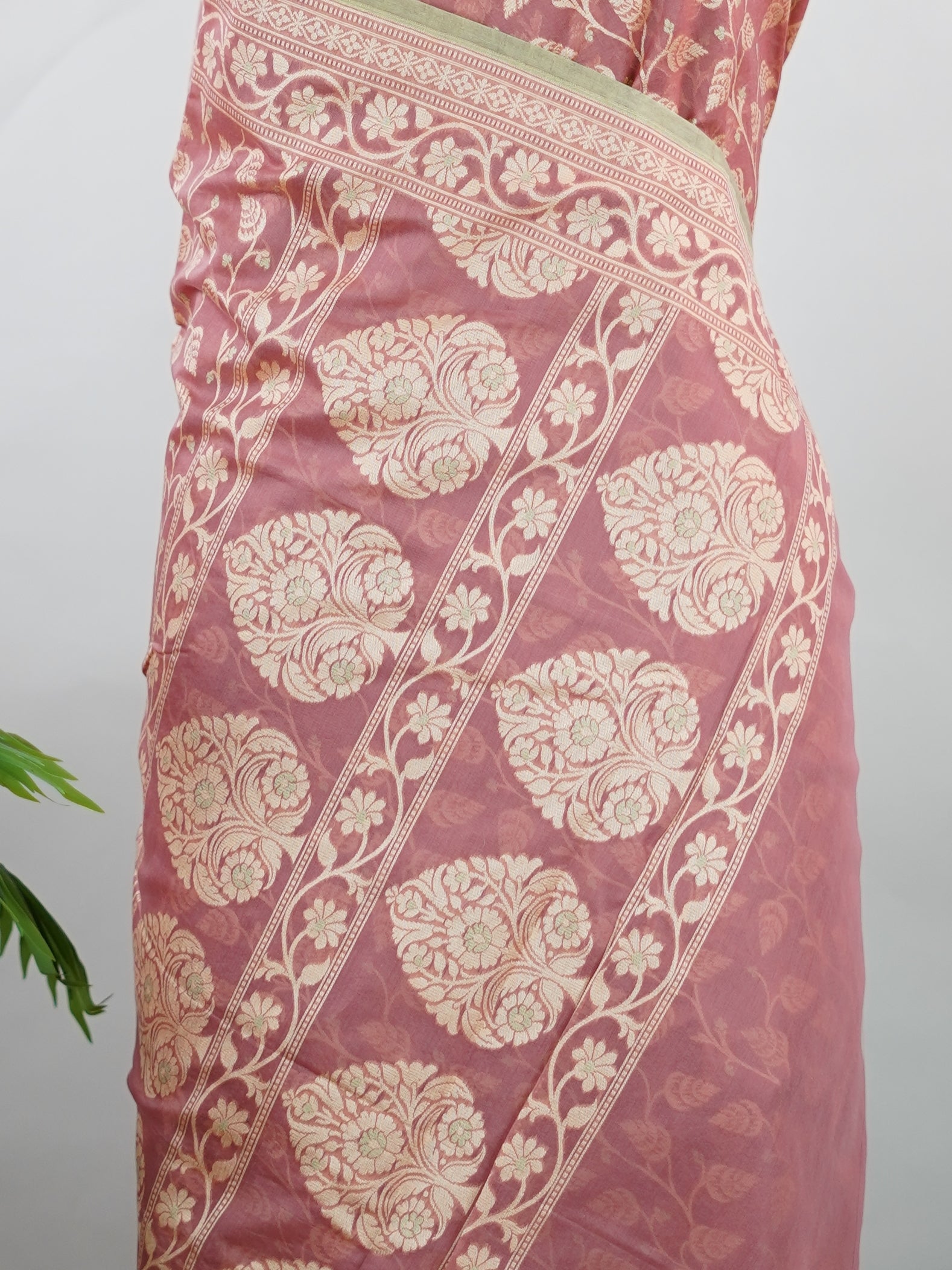Cotton A graceful Cotton Silk saree that beautifully blends comfort with elegance. Woven with a smooth, soft texture, it drapes effortlessly and keeps you at ease through long hours of wear. The fabric's natural breathability makes it a go-to for both daily wear and light festive occasions. Simple yet refined, this saree is a testament to the enduring appeal of handcrafted Indian cotton weaves. Anvitha - Handloom Cotton Saree | Zari Border | Traditional - Manoranjitham Weaves - Handloom Store