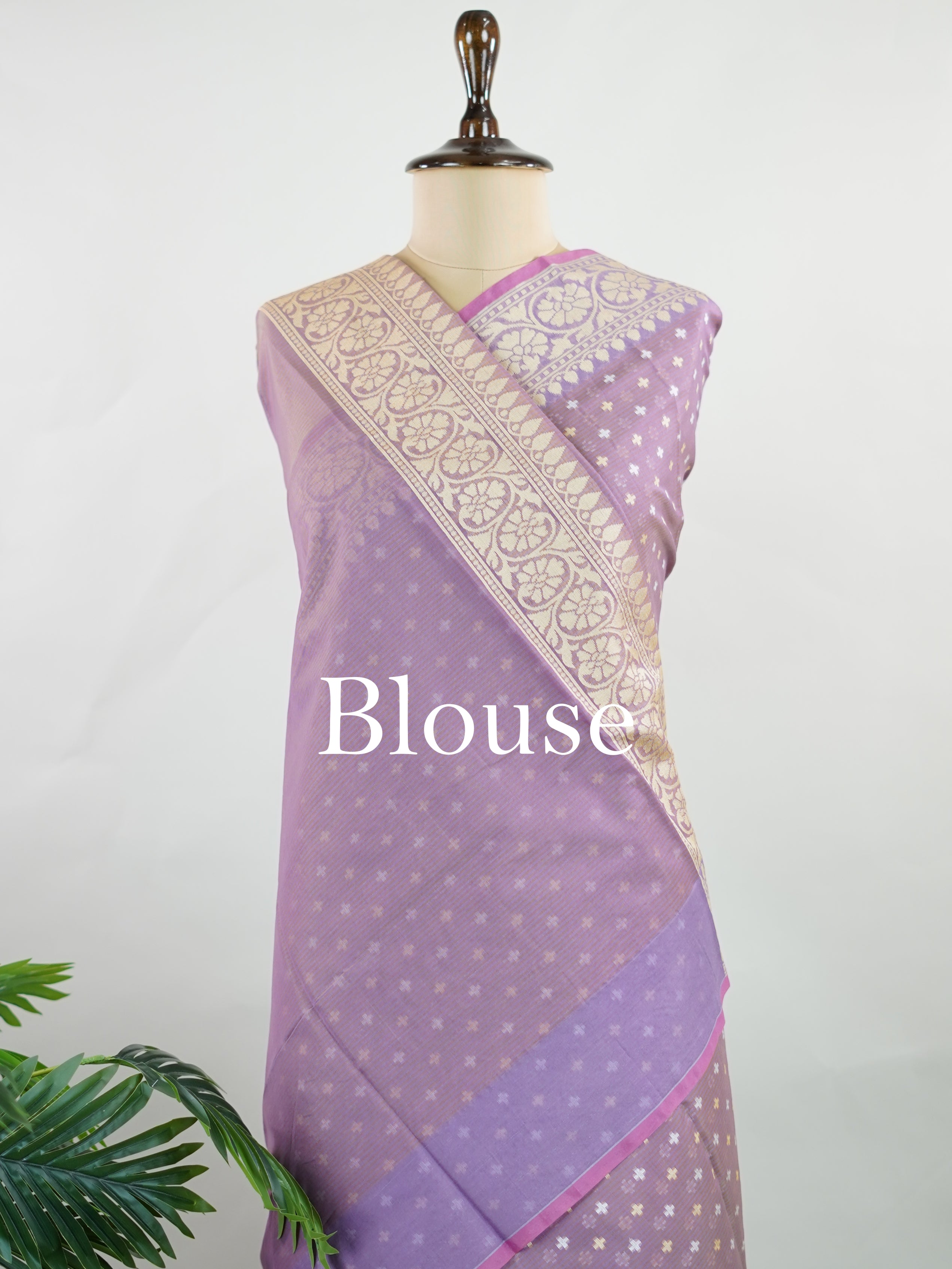 Cotton A comfortable and elegant Cotton saree crafted with a smooth texture and graceful drape. Its versatile styling makes it suitable for daily wear and light festivities, blending traditional weaving with modern sensibility. Virinchi - Handloom Cotton Saree | Zari Border | Traditional - Manoranjitham Weaves - Handloom Store