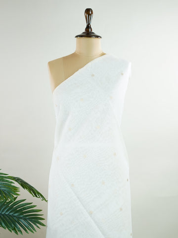 Cotton This Linen Cotton saree in cream glows softly with golden floral zari weaves.br
Borderless and fluid, it brings a refined simplicity to festive dressing.br
Woven in Varanasi, the fine zari adds just the right touch of shimmer.br
A graceful blend of comfort, elegance, and tradition.br
#LinenCottonSaree #ZariWeaves #BorderlessBeauty #VaranasiHandloom #ManoranjithamSarees Latha - Cream Handloom Cotton Saree - Manoranjitham Weaves - Handloom Store